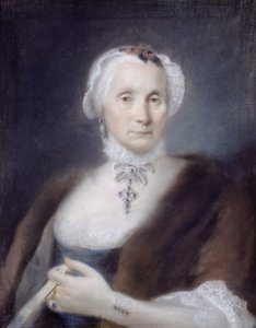 Retrato da Mãe do Artista, Cecilia Guardi, 1757 (pastel)